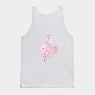 cherry blossom ink and watercolor 2 Tank Top